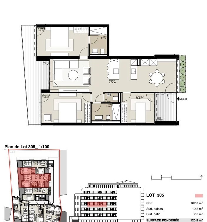 Résidence Victoria : Appartement de 4,5 pièces image