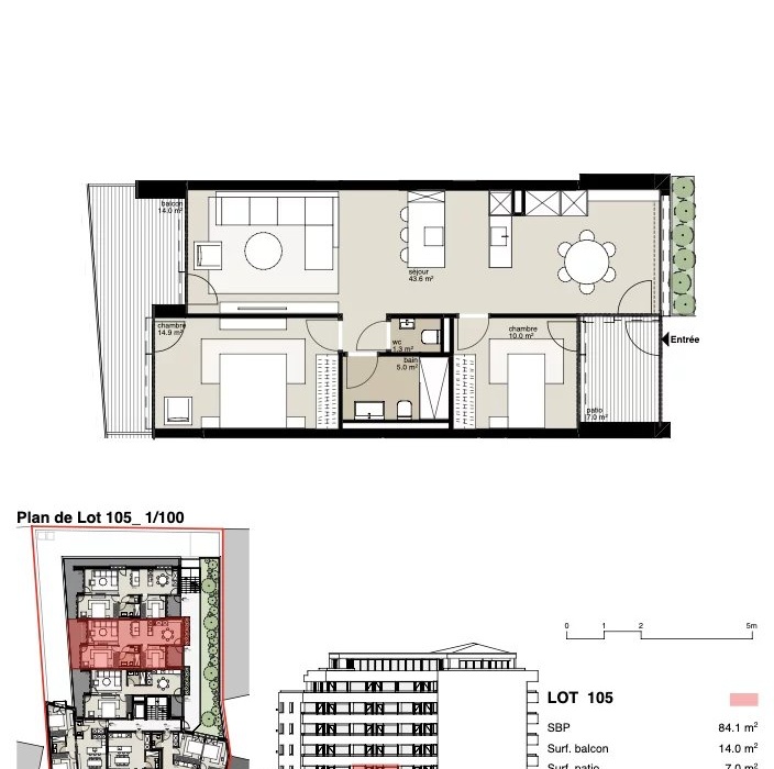 Résidence Victoria : Appartement de 3,5 pièces image